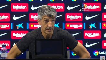 Imanol Alguacil: "Nuestro equipo no ha querido jugar"