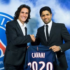 El PSG anuncia la renovación de Cavani hasta junio de 2020