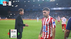 Entró al campo en el 46′ y salió en el 75′: tremendo el gesto de Javi Galán al pasar al lado del ‘Cholo’