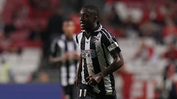 Marlos Moreno durante un partido con Portimonense.