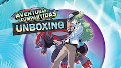 Unboxing de Pokémon TCG: Aventuras Compartidas desde las oficinas de The Pokémon Company