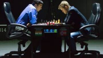 Anand y Carlsen.