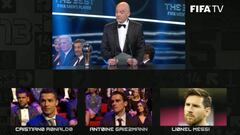 ¿Qué es lo primero que hizo Cristiano al ganar el premio?