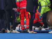 Susto de Kean en el Verona-Fiorentina: recibe un golpe y se desploma