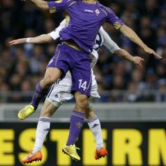 Fiorentina con Fernández celebró con un agónico empate