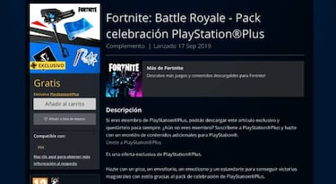 Fortnite Battle Royale: ya disponible gratis el pack celebración para usuarios PS Plus