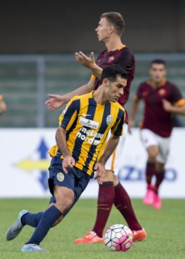 En 2014 ficha por el Hellas Verona de la Serie A de Italia gracias a su gran desempeño en la temporada con el Club León y su participación en la Copa Mundial de Fútbol de 2014.