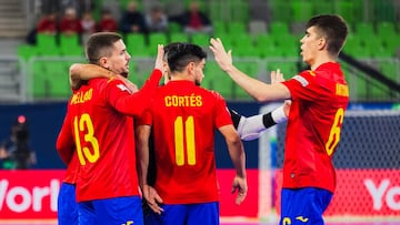 Resumen, resultado y ganador del Bielorrusia - España: partido de la Eurocopa de fútbol sala hoy en vivo online