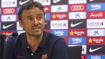 El técnico del Barcelona Luis Enrique.
