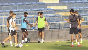 22/09/20 ENTRENAMIENTO  DEL MALAGA  
 JOZABED  NUEVO JUGADOR