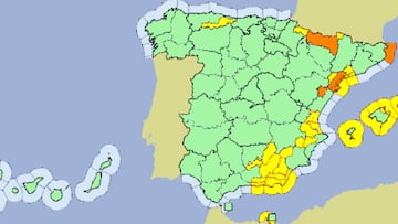 AEMET avisa de la llegada de dos frentes: lluvia, viento y aludes en varias comunidades 