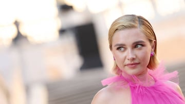 ROME, ITALY - JULY 08: (EDITOR’S NOTE: Image contains nudity.) Florence Pugh attends the Valentino Haute Couture Fall/Winter 22/23 fashion show on July 08, 2022 in Rome, Italy. (Photo by Vittorio Zunino Celotto/Getty Images)