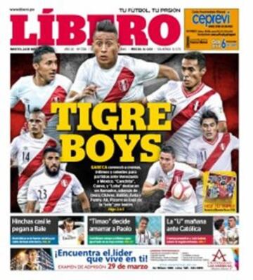 Portadas de la prensa deportiva