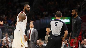 LeBron James, expulsado por primera vez en su carrera