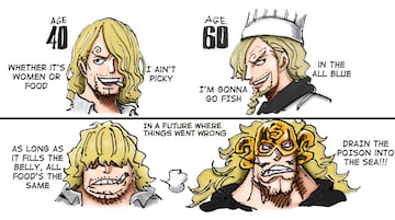 One Piece a los 40 y 60 años