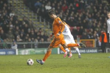 Cristiano Ronaldo falló un penalti.