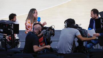 Amaya Valdemoro y David Carnicero.