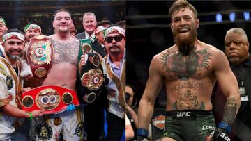 El peleador irland&eacute;s de UFC mand&oacute; un mensaje de felicitaci&oacute;n para el mexicoamericano Andy Ru&iacute;z despu&eacute;s de haber vencido a Anthony Joshua en los pesos pesados.