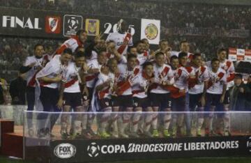 El 5 de agosto del 2015, los Tigres llegaban a una cita con la historia, buscaban ser el primer Campeón mexicano de la Copa Libertadores, sin embargo, River Plate y la fuerte lluvia, arruinaron el propósito de los regiomontanos, y con goles de Lucas Alario, Carlos Sánchez y Ramiro Funes Mori, River se coronaría en el Monumental.