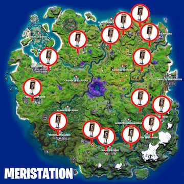 Ubicaciones de los teléfonos públicos en la Temporada 7 de Fortnite
