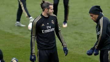 Bale, uno m¨¢s en el entrenamiento