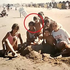 Una foto de Messi y Antonella en 1998 se hace viral