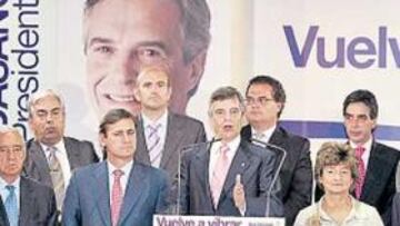 <b>AIRE NUEVO.</b> Ninguno de los directivos de Baldasano tiene que ver con Florentino ni Lorenzo Sanz.