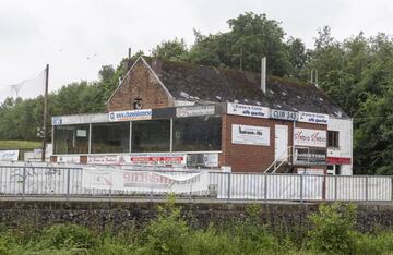 Las instalaciones del campo de Braine-le-Comte se han ido deteriorando con el paso del tiempo.