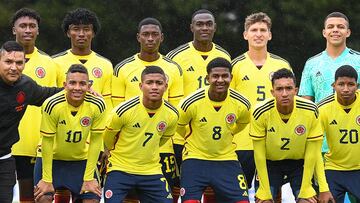 Selección Colombia Sub 17 en el Sudamericano