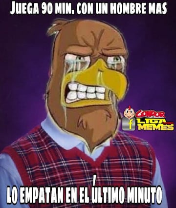 Los memes tunden al América por su empate