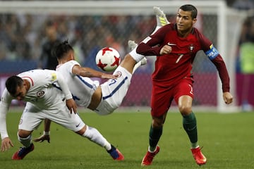 Las mejores imágenes del Portugal-Chile en Kazán