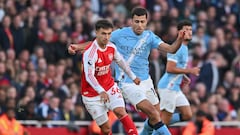 Manchester City - Arsenal: TV, a qué hora es, dónde y cómo ver la Premier League online hoy