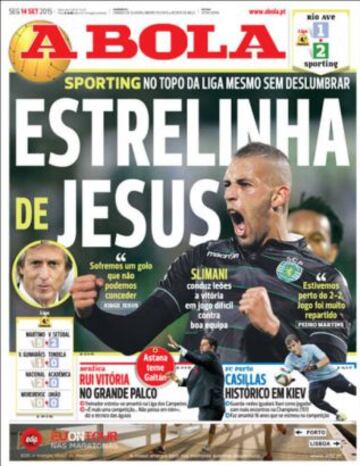 Portadas de la prensa deportiva