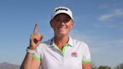 La golfista estadounidense Stacy Lewis es la nueva n&uacute;mero uno del mundo.