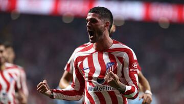 MADRID, SPAIN - SEPTEMBER 10: Rodrigo De Paul of Atletico de Madrid celebrates a goal during the Spanish League, La Liga Santander, football match played between Atletico de Madrid and RC Celta de Vigo at Civitas Metropolitano stadium on September 10, 2022 in Madrid, Spain. (Photo By Oscar J. Barroso/Europa Press via Getty Images)