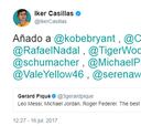 Casillas y Piqué continúan con sus 'piques' en las redes sociales