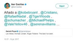 Casillas y Piqué continúan con sus 'piques' en las redes sociales