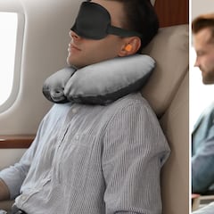 Adiós a dormir mal en el avión, el coche o el tren: esta almohada de viaje asegura el mejor soporte del cuello