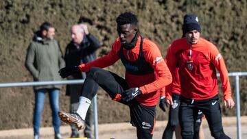 Entrenamiento del Huesca.