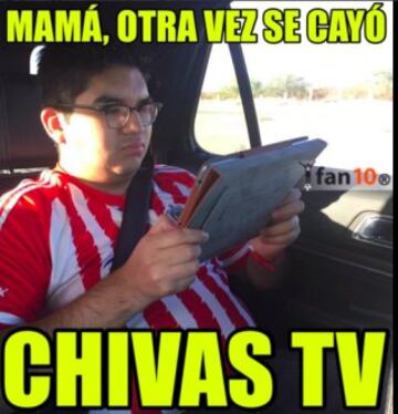Los memes de la primera transmisión de Chivas TV
