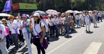 Las integrantes de la Secretaria de Seguridad Ciudadana también desfilaron.