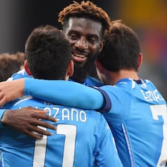 Agónico triunfo del Nápoles; la Lazio gana con Luis Alberto