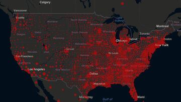 Texas, California y Florida son las entidades m&aacute;s afectadas en esta segunda ola de contagios. Estados Unidos report&oacute; m&aacute;s de 50 mil casos.