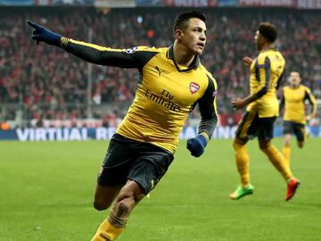 Alexis Sánchez anotó 12 goles en 60 partidos.