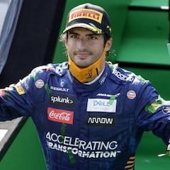 El podio amargo de Carlos Sainz