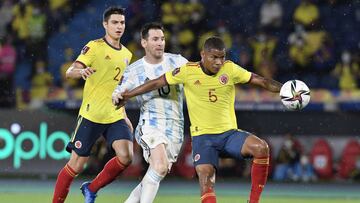 Colombia y Argentina empataron 2-2 por la fecha ocho de las Eliminatorias Sudamericanas