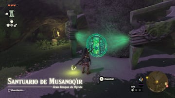the legend of zelda tears of the kingdom nintendo switch guia como entrar gran bosque hyrule