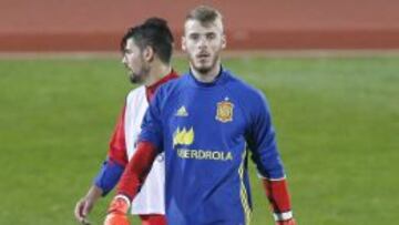De Gea será el portero mañana ante Bélgica en Bruselas.
