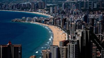 Las playas de Benidorm.