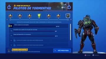 Fortnite Battle Royale - Temporada X: desaf&iacute;os normales de Pilotos de Tormentas